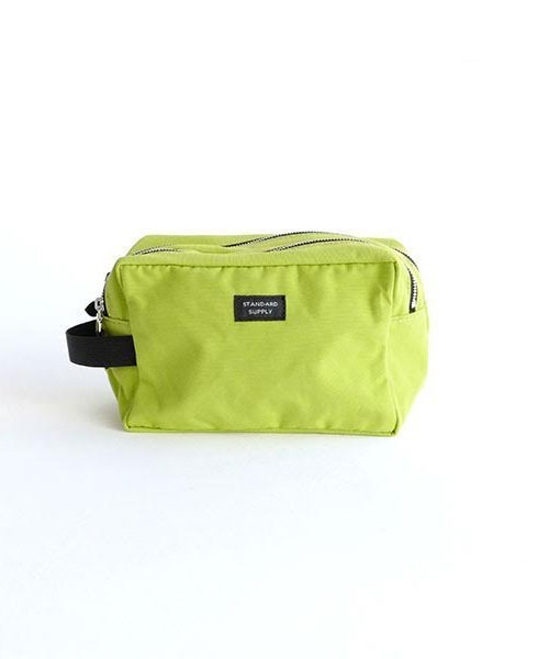 STANDARD SUPPLY(スタンダードサプライ)の「スタンダードサプライ / SIMPLICITY シンプリシティ / 2R SQUARE POUCH M 2ルームスクエアポーチM(ポーチ・レディース・ベージュ/モカ/グレー/グリーン系その他/グリーン/イエロー/コーラルピンク/ブラック/マスタード/レッド/ダークネイビー/チャコールグレー/ダークパープル/ブルー/ストーン/サンドベージュ/オレンジ/ライトグレー/ダークブラウン/キナリ/コバルトブルー・FREE)」の12枚目の写真