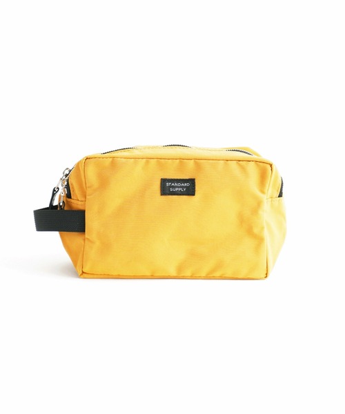 STANDARD SUPPLY(スタンダードサプライ)の「スタンダードサプライ / SIMPLICITY シンプリシティ / 2R SQUARE POUCH M 2ルームスクエアポーチM(ポーチ・レディース・ベージュ/モカ/グレー/グリーン系その他/グリーン/イエロー/コーラルピンク/ブラック/マスタード/レッド/ダークネイビー/チャコールグレー/ダークパープル/ブルー/ストーン/サンドベージュ/オレンジ/ライトグレー/ダークブラウン/キナリ/コバルトブルー・FREE)」の17枚目の写真