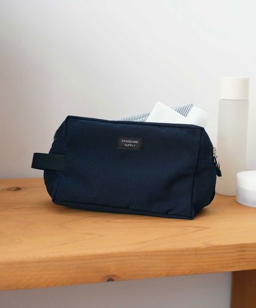 STANDARD SUPPLY(スタンダードサプライ)の「スタンダードサプライ / SIMPLICITY シンプリシティ / 2R SQUARE POUCH M 2ルームスクエアポーチM(ポーチ・レディース・ベージュ/モカ/グレー/グリーン系その他/グリーン/イエロー/コーラルピンク/ブラック/マスタード/レッド/ダークネイビー/チャコールグレー/ダークパープル/ブルー/ストーン/サンドベージュ/オレンジ/ライトグレー/ダークブラウン/キナリ/コバルトブルー・FREE)」の15枚目の写真