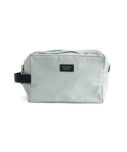 STANDARD SUPPLY(スタンダードサプライ)の「スタンダードサプライ / SIMPLICITY シンプリシティ / 2R SQUARE POUCH M 2ルームスクエアポーチM(ポーチ・レディース・ベージュ/モカ/グレー/グリーン系その他/グリーン/イエロー/コーラルピンク/ブラック/マスタード/レッド/ダークネイビー/チャコールグレー/ダークパープル/ブルー/ストーン/サンドベージュ/オレンジ/ライトグレー/ダークブラウン/キナリ/コバルトブルー・FREE)」の5枚目の写真