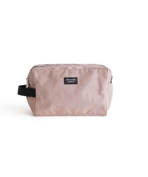 STANDARD SUPPLY(スタンダードサプライ)の「スタンダードサプライ / SIMPLICITY シンプリシティ / 2R SQUARE POUCH M 2ルームスクエアポーチM(ポーチ・レディース・ベージュ/モカ/グレー/グリーン系その他/グリーン/イエロー/コーラルピンク/ブラック/マスタード/レッド/ダークネイビー/チャコールグレー/ダークパープル/ブルー/ストーン/サンドベージュ/オレンジ/ライトグレー/ダークブラウン/キナリ/コバルトブルー・FREE)」の19枚目の写真
