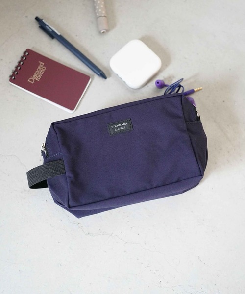 STANDARD SUPPLY(スタンダードサプライ)の「スタンダードサプライ / SIMPLICITY シンプリシティ / 2R SQUARE POUCH M 2ルームスクエアポーチM(ポーチ・レディース・ベージュ/モカ/グレー/グリーン系その他/グリーン/イエロー/コーラルピンク/ブラック/マスタード/レッド/ダークネイビー/チャコールグレー/ダークパープル/ブルー/ストーン/サンドベージュ/オレンジ/ライトグレー/ダークブラウン/キナリ/コバルトブルー・FREE)」の16枚目の写真
