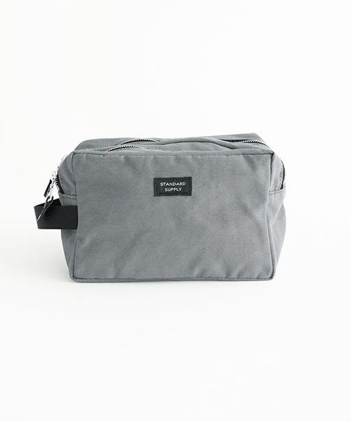 STANDARD SUPPLY(スタンダードサプライ)の「スタンダードサプライ / SIMPLICITY シンプリシティ / 2R SQUARE POUCH M 2ルームスクエアポーチM(ポーチ・レディース・ベージュ/モカ/グレー/グリーン系その他/グリーン/イエロー/コーラルピンク/ブラック/マスタード/レッド/ダークネイビー/チャコールグレー/ダークパープル/ブルー/ストーン/サンドベージュ/オレンジ/ライトグレー/ダークブラウン/キナリ/コバルトブルー・FREE)」の21枚目の写真