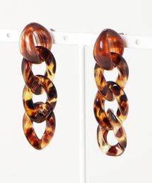 【Milimili】アクリルチェーンピアス