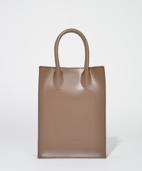 SOLPRESA(ソルプレーサ)の「SOLPRESA ソルプレーサ / SQUARE FRINGE MINI TOTE BAG スクエアフリンジ2WAYミニトートバッグ ショルダーバッグトートバッグ / SP201-A1(トートバッグ・レディース・ブラック/モカ/グレイッシュベージュ・FREE)」の11枚目の写真