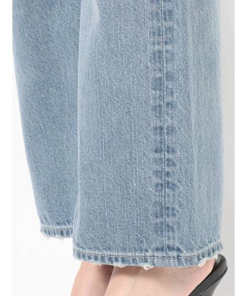 GYDA(ジェイダ)の「crazy crashワイドデニムパンツ(デニムパンツ・レディース・ブルー/ライトブルー・X-SMALL/SMALL/MEDIUM)」の19枚目の写真