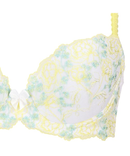 Triumph（トリンプ）の「【WEB限定価格】【華やかデザイン、ボリュームアップ】トリンプ AC001 ブラジャー25-1【B,C,Dカップ】WHU 25 Y9 A5 RL1（ブラジャー・レディース・ブルー/ブラック/ホワイト・B70/B75/B80/C70/C75/C80/D70/D75/D80）」の7枚目の写真