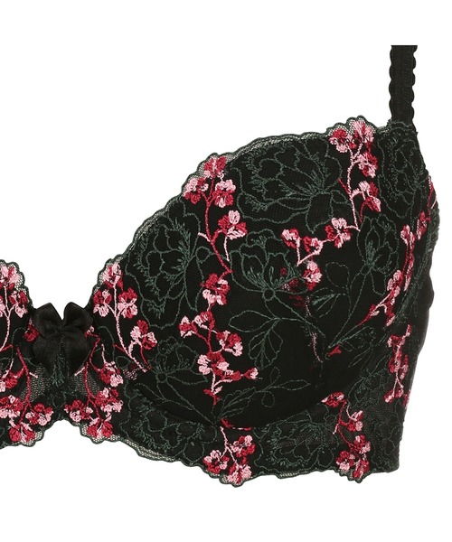 Triumph（トリンプ）の「【WEB限定価格】【華やかデザイン、ボリュームアップ】トリンプ AC001 ブラジャー25-1【B,C,Dカップ】WHU 25 Y9 A5 RL1（ブラジャー・レディース・ブルー/ブラック/ホワイト・B70/B75/B80/C70/C75/C80/D70/D75/D80）」の8枚目の写真