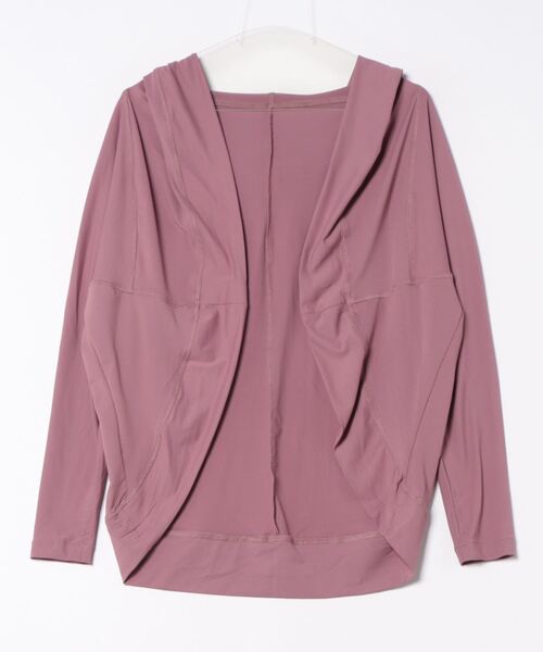 and it_(アンドイット)の「ボレロ風ライトスウェットフーディーカーディガン(カーディガン/ボレロ・レディース・ブラック/杢グレー/ネイビー/ホワイト/カーキ/スカイブルー/レモンイエロー/ダークオレンジ/ベージュ系/ロイヤルブルー/スモークピンク/グレイッシュベージュ/チョコ/ヘザーチャコール/グリーン/ラベンダー/ホワイト系その他/ブラック系その他/ピンク系その他/オレンジ系その他/ブルー系その他・M1/M2)」の18枚目の写真