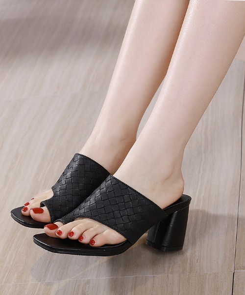 Futier land（フューティアランド）の「選べる2ヒールトングサンダル（サンダル・レディース・ブラック/ブラック系その他/ブラウン/ブラウン系その他・36/37/38/39/40）」の3枚目の写真