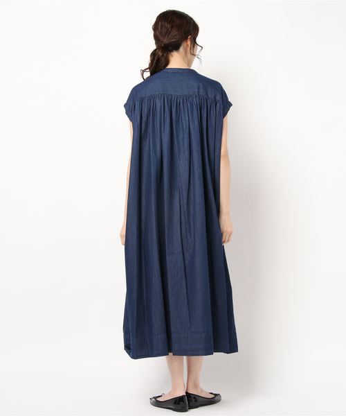 rps（アールピーエス）の「デニムシャツワンピース（シャツワンピース・レディース・ネイビー/ブルー・M）」の7枚目の写真