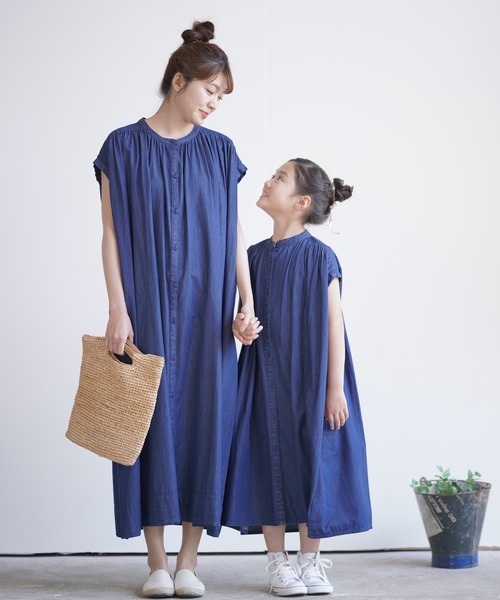 rps（アールピーエス）の「デニムシャツワンピース（シャツワンピース・レディース・ネイビー/ブルー・M）」の12枚目の写真