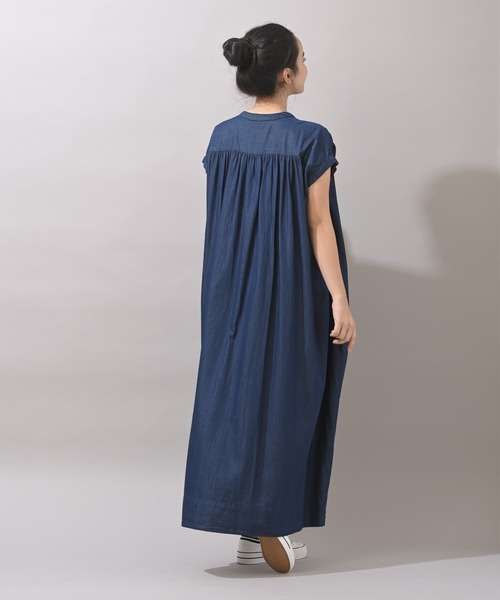 rps（アールピーエス）の「デニムシャツワンピース（シャツワンピース・レディース・ネイビー/ブルー・M）」の16枚目の写真