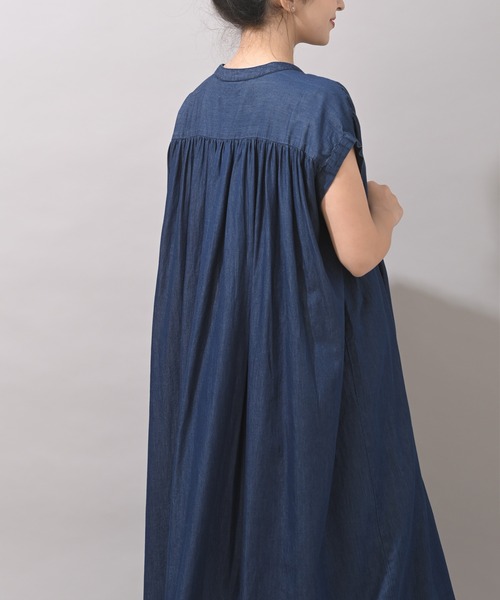 rps（アールピーエス）の「デニムシャツワンピース（シャツワンピース・レディース・ネイビー/ブルー・M）」の19枚目の写真