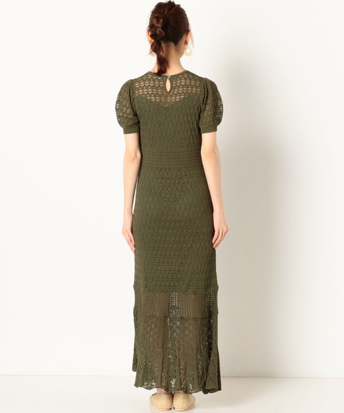 archives（アルシーヴ）の「アイレットマーメイドワンピース（ワンピース・レディース・オフホワイト/カーキ/ピンクベージュ・MEDIUM）」の15枚目の写真