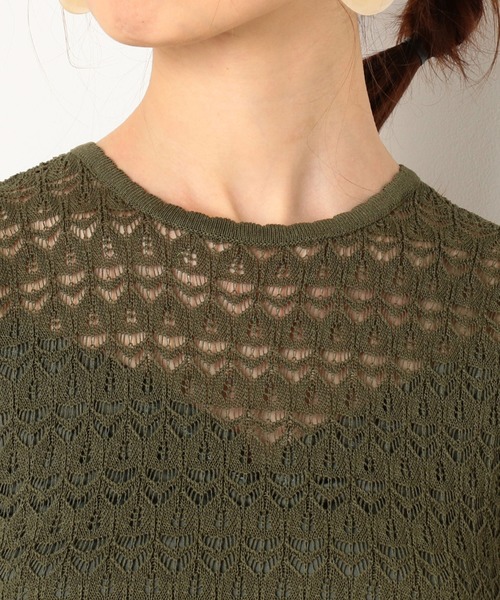 archives（アルシーヴ）の「アイレットマーメイドワンピース（ワンピース・レディース・オフホワイト/カーキ/ピンクベージュ・MEDIUM）」の16枚目の写真