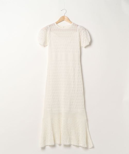 archives（アルシーヴ）の「アイレットマーメイドワンピース（ワンピース・レディース・オフホワイト/カーキ/ピンクベージュ・MEDIUM）」の22枚目の写真