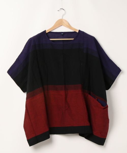 チャイハネ（チャイハネ）の「【チャイハネ】yul 旅するビッグシルエットトップス（その他トップス・レディース・ブルー/カーキ/レッド・FREE）」の15枚目の写真