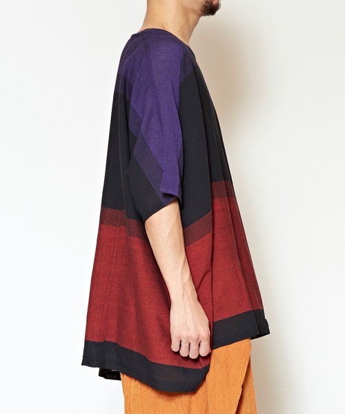 チャイハネ（チャイハネ）の「【チャイハネ】yul 旅するビッグシルエットトップス（その他トップス・レディース・ブルー/カーキ/レッド・FREE）」の20枚目の写真