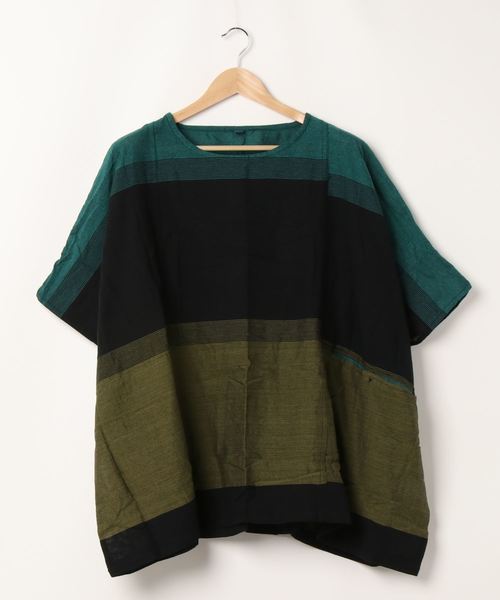 チャイハネ（チャイハネ）の「【チャイハネ】yul 旅するビッグシルエットトップス（その他トップス・レディース・ブルー/カーキ/レッド・FREE）」の22枚目の写真