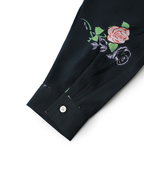 F-LAGSTUF-F(フラグスタフ)の「【F-LAGSTUF-F】ROSE L/S SHIRTS / 20SS-FS-33(シャツ/ブラウス・メンズ・ブラック/パープル・MEDIUM/LARGE)」の19枚目の写真