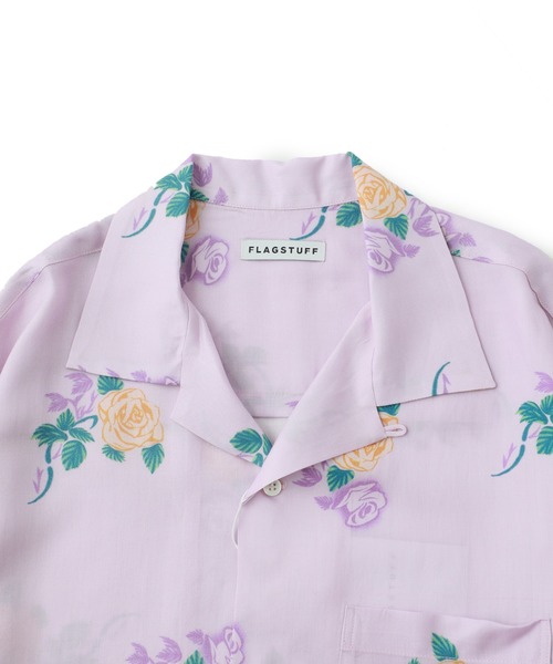 F-LAGSTUF-F(フラグスタフ)の「【F-LAGSTUF-F】ROSE L/S SHIRTS / 20SS-FS-33(シャツ/ブラウス・メンズ・ブラック/パープル・MEDIUM/LARGE)」の13枚目の写真