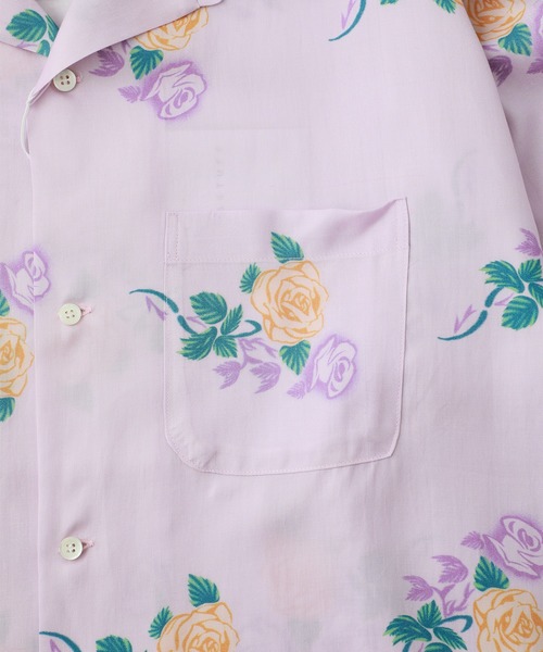 F-LAGSTUF-F(フラグスタフ)の「【F-LAGSTUF-F】ROSE L/S SHIRTS / 20SS-FS-33(シャツ/ブラウス・メンズ・ブラック/パープル・MEDIUM/LARGE)」の12枚目の写真