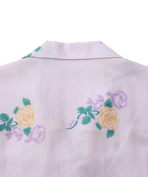 F-LAGSTUF-F(フラグスタフ)の「【F-LAGSTUF-F】ROSE L/S SHIRTS / 20SS-FS-33(シャツ/ブラウス・メンズ・ブラック/パープル・MEDIUM/LARGE)」の5枚目の写真