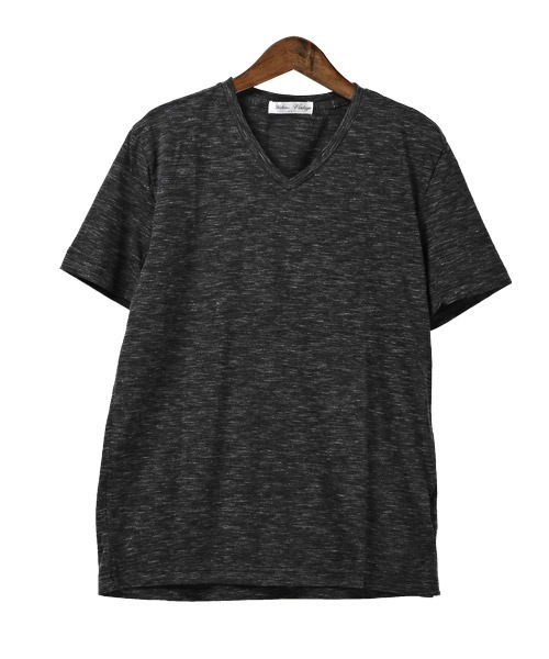 LUXSTYLE（ラグスタイル）の「MIX天竺Tシャツ（Tシャツ/カットソー・メンズ・ネイビー/ブラック/レッド・M/L/XL）」の10枚目の写真