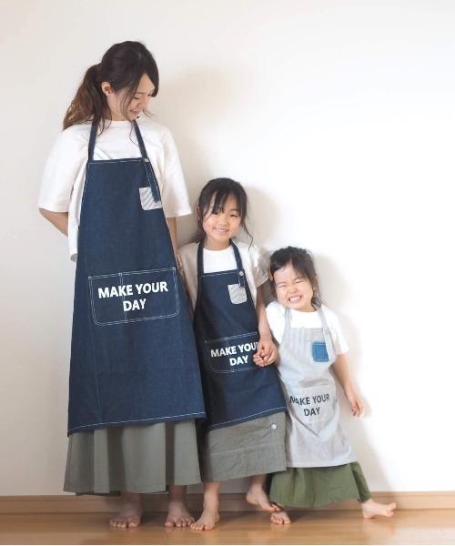 Trois Sanglier 親子ペアエプロンセット 楽天市場】親子 お揃い エプロン 通販 ペア おしゃれ キッズ