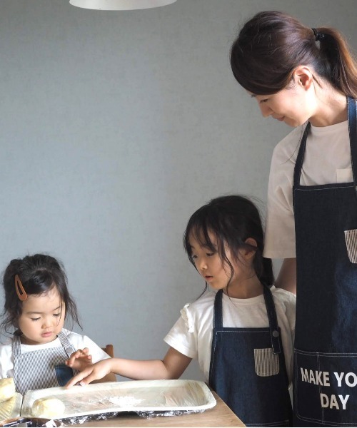 親子ペアエプロン□大人サイズ（エプロン）｜MAKE YOUR DAY