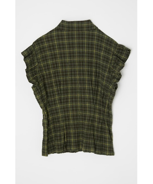 moussy - moussy今期完売FRILL SLEEVE CHECK ブラウス MOUSSY（マウジー）の「FRILL SLEEVE CHECK ブラウス（シャツ