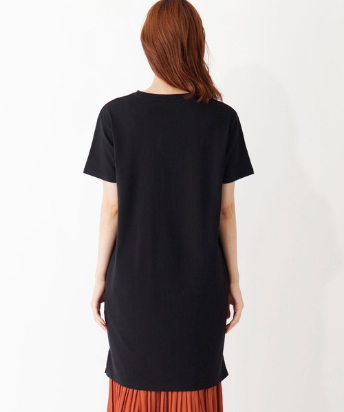 Champion（チャンピオン）の「Champion クルーネックTシャツワンピース（ワンピース・レディース・オレンジ系その他5/グリーン/ブラック/オフホワイト・02）」の10枚目の写真