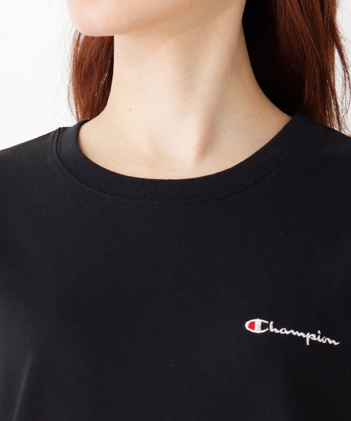 Champion（チャンピオン）の「Champion クルーネックTシャツワンピース（ワンピース・レディース・オレンジ系その他5/グリーン/ブラック/オフホワイト・02）」の11枚目の写真