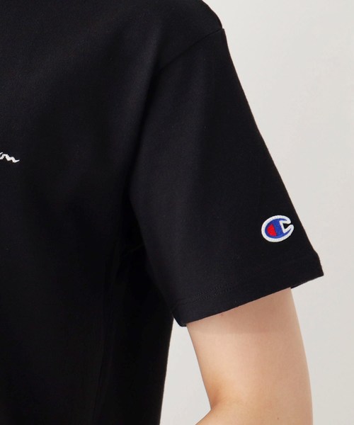 Champion（チャンピオン）の「Champion クルーネックTシャツワンピース（ワンピース・レディース・オレンジ系その他5/グリーン/ブラック/オフホワイト・02）」の12枚目の写真