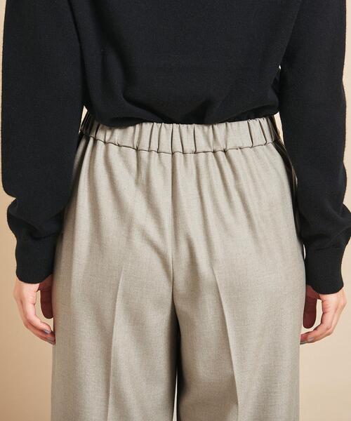 BEAUTY&YOUTH UNITED ARROWS（ビューティーアンドユースユナイテッドアローズ）の「BY∴ TRタックイージーワイドパンツ -ウォッシャブル- ◆（その他パンツ・レディース・ベージュ/イエロー・M/S）」の9枚目の写真