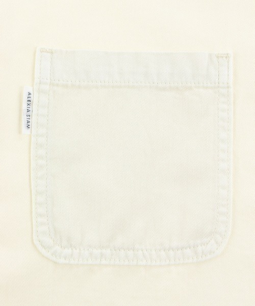 ALEXIA STAM（アリシアスタン）の「【BLENDA Japan 2020年winter号掲載】【ViVi 2月号掲載】Shoulder Tuck Oversized Shirt /ショルダータックオーバーサイズシャツ（シャツ/ブラウス・レディース・ブルー/アイボリー・FREE）」の18枚目の写真