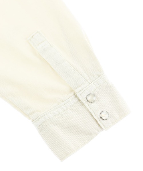 ALEXIA STAM（アリシアスタン）の「【BLENDA Japan 2020年winter号掲載】【ViVi 2月号掲載】Shoulder Tuck Oversized Shirt /ショルダータックオーバーサイズシャツ（シャツ/ブラウス・レディース・ブルー/アイボリー・FREE）」の20枚目の写真