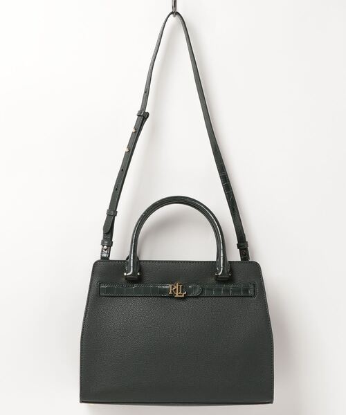 Lauren Ralph Lauren レザーバックル留め フリンジ ケープ Lauren Ralph Lauren レザーバックル留め フリンジ ケープ