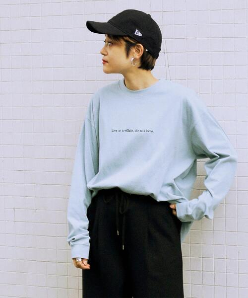 BRANDALISED（ブランダライズド）の「★★ 別注 [ ブランダライズド ] BRANDALISED GLR photo ロンT 男女兼用 ユニセックス（Tシャツ/カットソー・メンズ・ベージュ/ライトブルー/ブラック/ホワイト・L/S/M）」の4枚目の写真