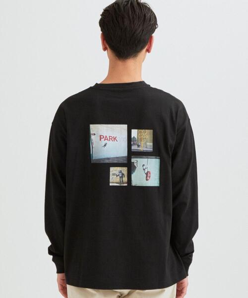 BRANDALISED（ブランダライズド）の「★★ 別注 [ ブランダライズド ] BRANDALISED GLR photo ロンT 男女兼用 ユニセックス（Tシャツ/カットソー・メンズ・ベージュ/ライトブルー/ブラック/ホワイト・L/S/M）」の14枚目の写真