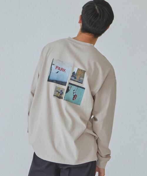 BRANDALISED（ブランダライズド）の「★★ 別注 [ ブランダライズド ] BRANDALISED GLR photo ロンT 男女兼用 ユニセックス（Tシャツ/カットソー・メンズ・ベージュ/ライトブルー/ブラック/ホワイト・L/S/M）」の8枚目の写真