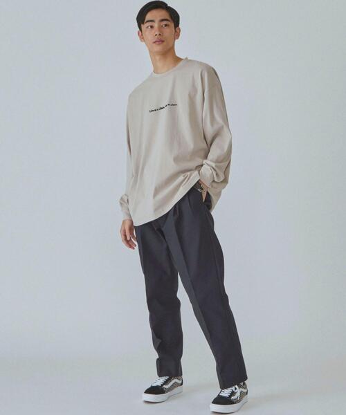 BRANDALISED（ブランダライズド）の「★★ 別注 [ ブランダライズド ] BRANDALISED GLR photo ロンT 男女兼用 ユニセックス（Tシャツ/カットソー・メンズ・ベージュ/ライトブルー/ブラック/ホワイト・L/S/M）」の9枚目の写真