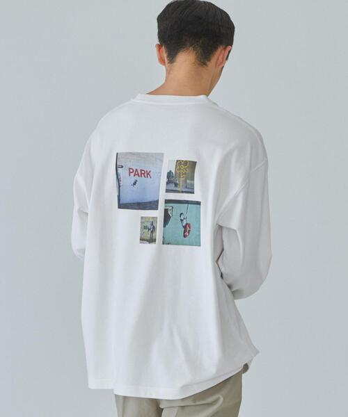 BRANDALISED（ブランダライズド）の「★★ 別注 [ ブランダライズド ] BRANDALISED GLR photo ロンT 男女兼用 ユニセックス（Tシャツ/カットソー・メンズ・ベージュ/ライトブルー/ブラック/ホワイト・L/S/M）」の10枚目の写真