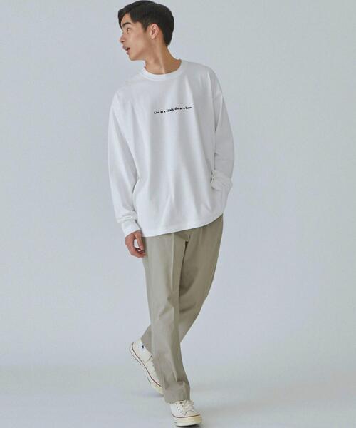 BRANDALISED（ブランダライズド）の「★★ 別注 [ ブランダライズド ] BRANDALISED GLR photo ロンT 男女兼用 ユニセックス（Tシャツ/カットソー・メンズ・ベージュ/ライトブルー/ブラック/ホワイト・L/S/M）」の11枚目の写真