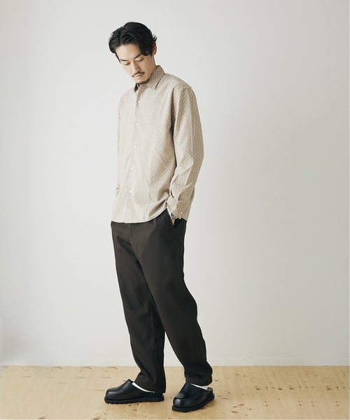 JOURNAL STANDARD(ジャーナルスタンダード)の「ポリエステル カルゼ 1タック シェフパンツ(その他パンツ・メンズ・ブラック/ベージュ/ブラウン/ブラウン系その他・SMALL/MEDIUM/LARGE)」の5枚目の写真