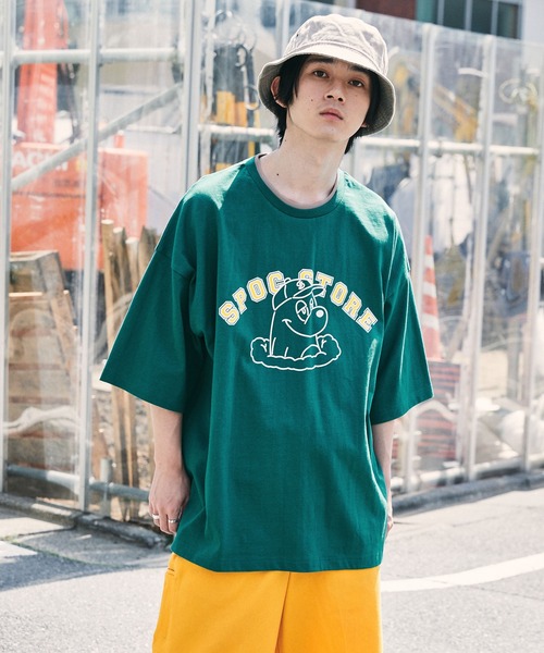 須郷様(カレッジ) SPOC STORE】レイヤード配色 カレッジロゴ半袖カットソー（T