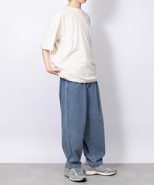 Printstar(プリントスター)の「【printstar】5.6オンス プレミアムコットン ヘビーウェイトビッグTシャツ オーバーサイズTシャツ 半袖 無地Tシャツ ユニセックス 00113(Tシャツ/カットソー・メンズ・ブラック/ホワイト/サンドベージュ/ライトベージュ/グレイッシュブルー・M/S/L/XL)」の21枚目の写真