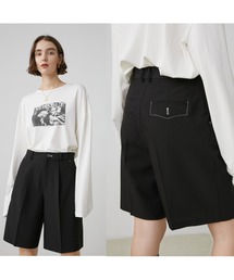 Fano Studios | 【Fano Studios】【2021SS】White stitch one-tuck shorts FX20K129(その他パンツ)