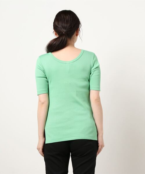 Traditional Weatherwear（トラディショナルウェザーウェア）の「BUCK CONSCIOUS SLIT PO（Tシャツ/カットソー・レディース・ブラック/オフホワイト/グリーン系その他・S）」の5枚目の写真